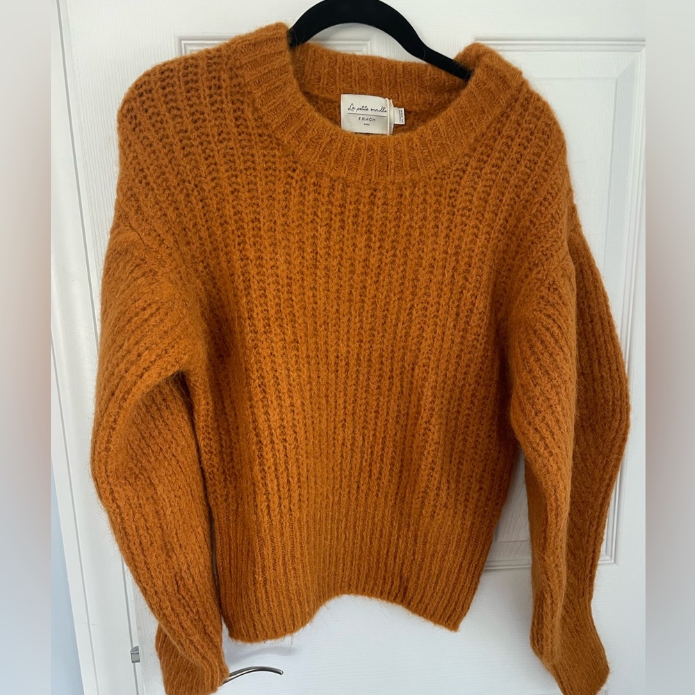 La Petite Maille FRNCH scoop neck pullover sweater NWT retails $195